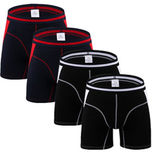 Load image into Gallery viewer, 4pcs/lot Men Underwear Long Boxers Male Panties Boxershort