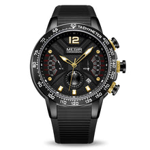 Load image into Gallery viewer, Relogio Masculino MEGIR Men Watches Silicone Sport Chronograph Quartz Military Watch Luxury Brand.