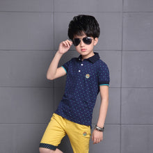 Load image into Gallery viewer, Summer Baby Boys Clothes  Shirt+Shorts Outfit Kids Clothes Boys Sport Suit