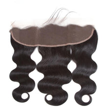 Load image into Gallery viewer, Allrun Body Wave Bundles With Frontal with Brazilian Hair Weave Bundles Non Remy Human Hair Bundles With Closure Hair Extensions