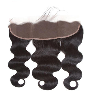 Allrun Body Wave Bundles With Frontal with Brazilian Hair Weave Bundles Non Remy Human Hair Bundles With Closure Hair Extensions