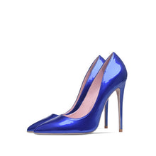 Load image into Gallery viewer, Shoes Woman High Heels Pumps 12cm Tacones Pointed Toe Stilettos Talon Femme Sexy Ladies Wedding Shoes Black Heels Big Size