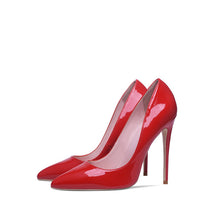 Load image into Gallery viewer, Shoes Woman High Heels Pumps 12cm Tacones Pointed Toe Stilettos Talon Femme Sexy Ladies Wedding Shoes Black Heels Big Size