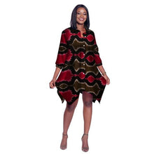 Load image into Gallery viewer, 2019 African Print Wax Shirt for Women Dashiki Long Top Africa Clothing Bazin Plus Size Traditional African Clothing WY2030