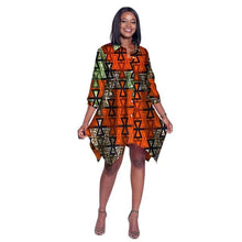 Load image into Gallery viewer, 2019 African Print Wax Shirt for Women Dashiki Long Top Africa Clothing Bazin Plus Size Traditional African Clothing WY2030