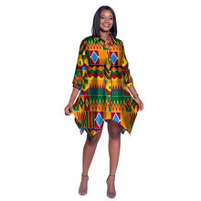 Load image into Gallery viewer, 2019 African Print Wax Shirt for Women Dashiki Long Top Africa Clothing Bazin Plus Size Traditional African Clothing WY2030