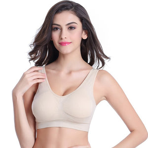 3pcs/set Bra with Pads Seamless Push Up Bra Plus.