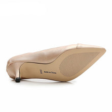 Load image into Gallery viewer, SDTRFT Spring Autumn Casual stilettos 5cm thin heels wedding shoes woman Pointed Toe Hollow out OL work pumps Plus:36-44 45