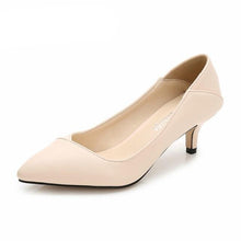 Load image into Gallery viewer, SDTRFT Spring Autumn Casual stilettos 5cm thin heels wedding shoes woman Pointed Toe Hollow out OL work pumps Plus:36-44 45