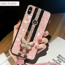 Load image into Gallery viewer, Luxury Creative Mirror Fashion 3D Inlaid butterfly Phone Case For iPhone