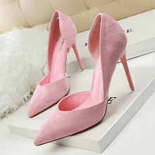 Load image into Gallery viewer, 2019 Spring Summer Women Pumps Shallow Hollow High Heels With 10cm Women Shoes  Party Wedding Stiletto 3168-6