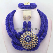 Load image into Gallery viewer, African Beads Jewelry Set  Indian Dubai