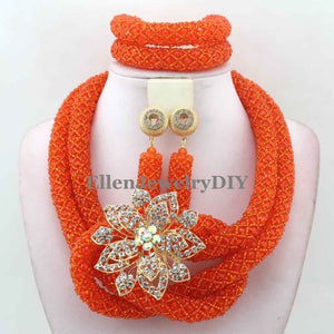 African Beads Jewelry Set  Indian Dubai