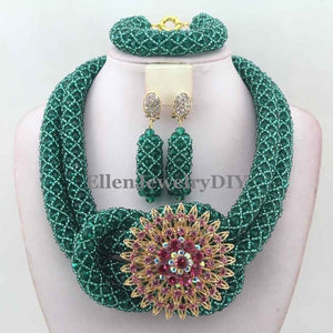 African Beads Jewelry Set  Indian Dubai