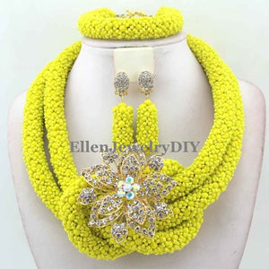 African Beads Jewelry Set  Indian Dubai