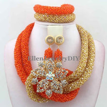 Load image into Gallery viewer, African Beads Jewelry Set  Indian Dubai