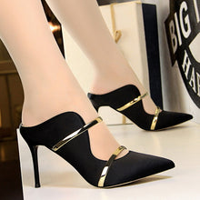 Load image into Gallery viewer, DORATASIA 2019 Spring Summer New Sexy Party Wedding Mules Women Slip-On Pointed Toe Pumps High Thin Heels Women Shoes Woman