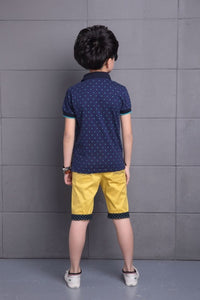 Summer Boys Clothes Shirt+Shorts Outfit Kids Clothes Boys Sport Suit