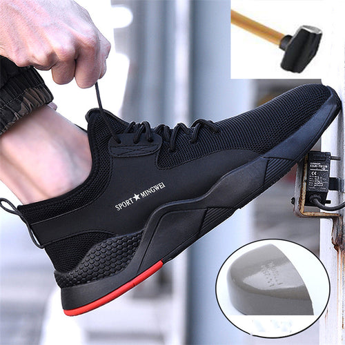 Outdoor Sneakers Puncture Proof Boots Comfortable Industrial Shoes for Men
