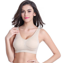 Load image into Gallery viewer, 3pcs/set bra With Pads Seamless push up bra plus size XXXL underwear wireless Active Bra black/white Drop shipping