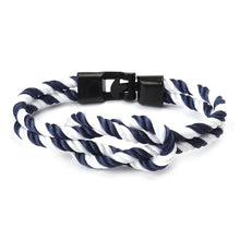 Load image into Gallery viewer, HOMOD 2019 Hot Stainless Steel Anchor Bracelets Men Nautical Survival Rope Chain