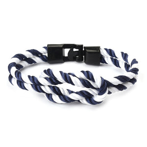 HOMOD 2019 Hot Stainless Steel Anchor Bracelets Men Nautical Survival Rope Chain