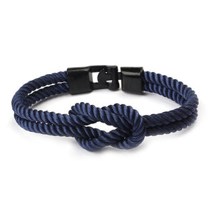 HOMOD 2019 Hot Stainless Steel Anchor Bracelets Men Nautical Survival Rope Chain