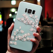 Load image into Gallery viewer, 3D Flower Emboss Case For Samsung Galaxy Case Soft TPU