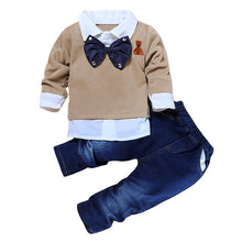 Load image into Gallery viewer, Spring Autumn Boys Clothes T-shirt+Pants 2pcs