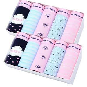 LANGSHA 10Pcs/lot Panties Cotton.