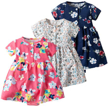 Load image into Gallery viewer, Princess Romper Dresses sundress infant girl Clothes