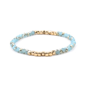 Multicolor Crystal Strand Bracelets