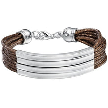 Load image into Gallery viewer, Leather Bracelet for Women Bangle Europe Beads Charms Gold Bracelet