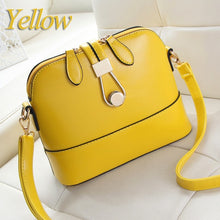 Load image into Gallery viewer, ZMQN Women Cross body Bags Leather Shell Yellow Bags Small