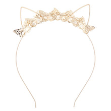 Load image into Gallery viewer, Bridal Forehead Hairband Headband Crowns Gold Metal Hollow Leaf Design Hair Hoop Wedding Hair Accessories