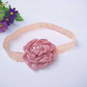 Baby Girls Bowknot Crown Headband Lace Elastic Princess Hair Band Fashion New Style Children Kids