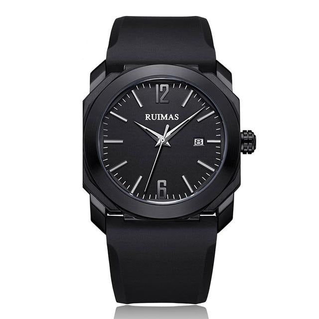 Ruimas Chronograph Men's Sport Watches With Silicone Band.