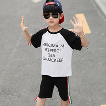 Load image into Gallery viewer, Summer Baby Boys Clothes  Shirt+Shorts Outfit Kids Clothes Boys Sport Suit