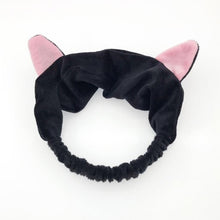 Load image into Gallery viewer, Coral Fleece Wash Face Bow Hairbands For Women Girls Headbands