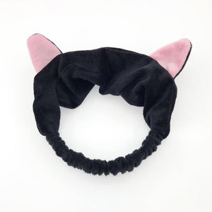 Coral Fleece Wash Face Bow Hairbands For Women Girls Headbands