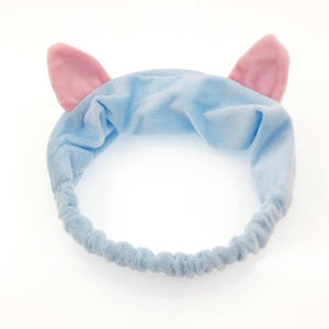 Coral Fleece Wash Face Bow Hairbands For Women Girls Headbands