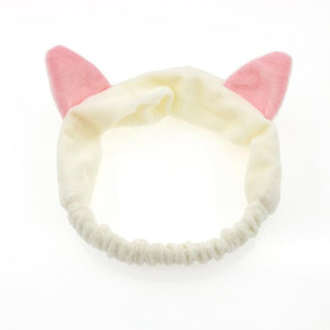 Coral Fleece Wash Face Bow Hairbands For Women Girls Headbands