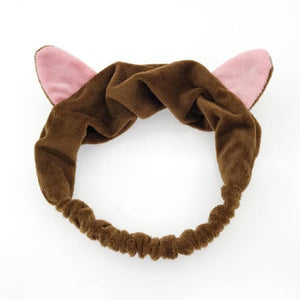 Coral Fleece Wash Face Bow Hairbands For Women Girls Headbands