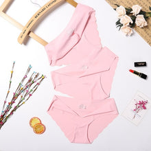 Load image into Gallery viewer, 3Pcs/lot Seamless Panty Set Underwear Female Comfort Intimates Fashion Female Low-Rise Briefs 6 Colors drop