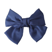 Load image into Gallery viewer, Haimeikang Big Hair Bow Ties Hair Clips Satin Two Layer Butterfly Bow Hairpin Girl Hair Accessories