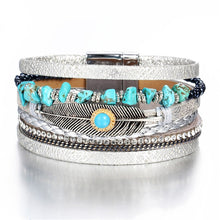 Load image into Gallery viewer, Fashion Pearl Multilayer Leather Bracelet Bangle