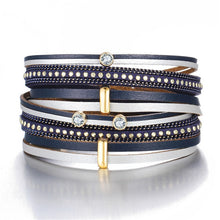 Load image into Gallery viewer, Fashion Pearl Multilayer Leather Bracelet Bangle