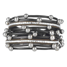 Load image into Gallery viewer, Fashion Pearl Multilayer Leather Bracelet Bangle