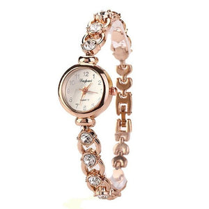 Ladies Elegant Wrist Watches  Bracelet Rhinestones Analog Quartz