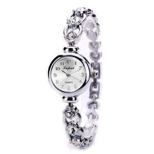 Ladies Elegant Wrist Watches  Bracelet Rhinestones Analog Quartz